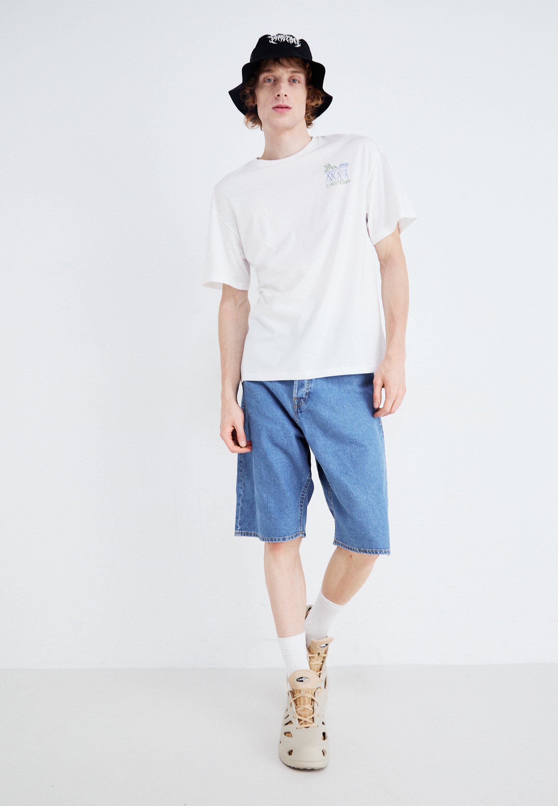 JACK & JONES Jjialex Jjoriginal SBD 300 Sn Short Pour Homme, Gris Denim, S