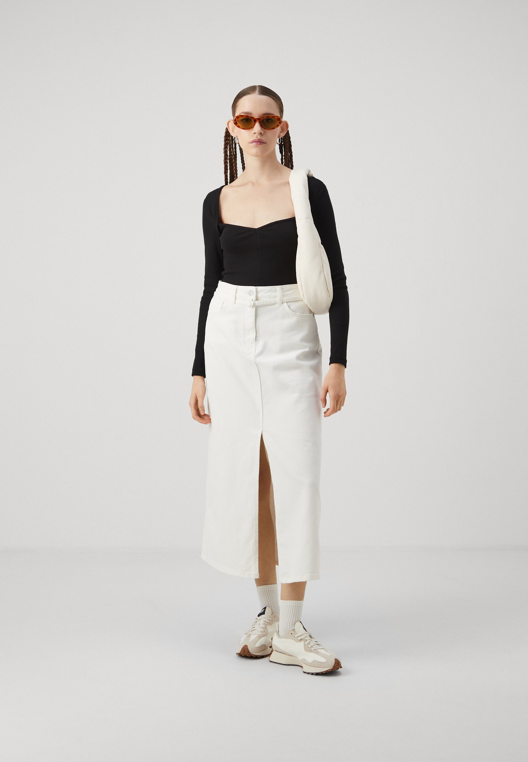 ONLY ONLAMINA BODY - T-shirt à Manches Longues - Black/noir