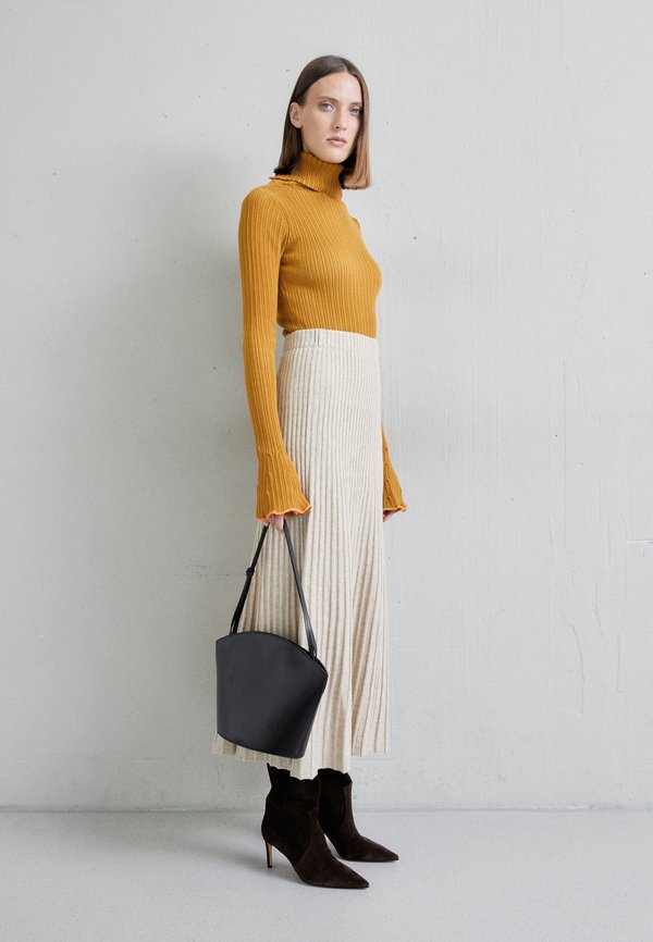 Gina Tricot CROCHET SKIRT Maxirock beige/beige Zalando.ch