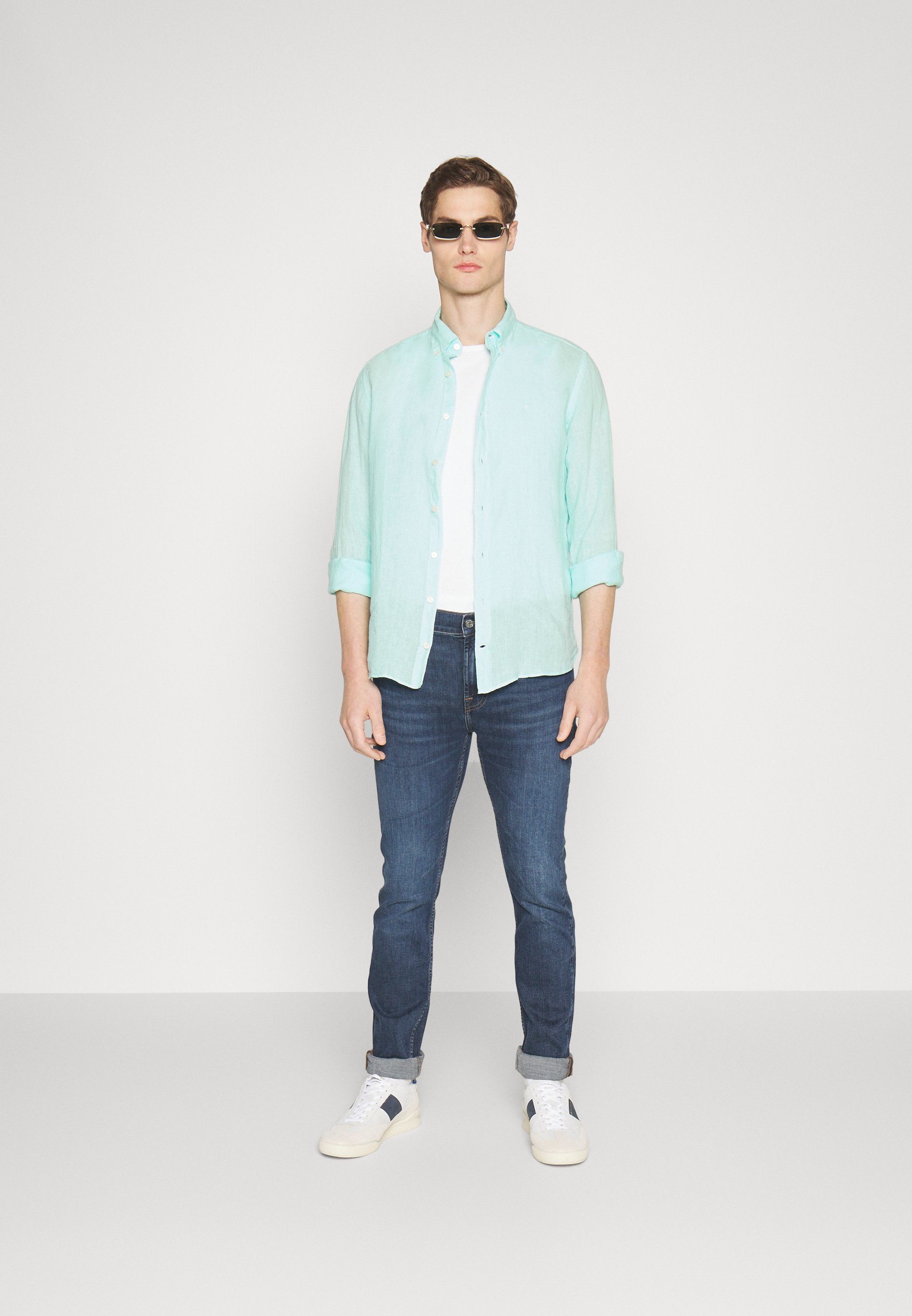 Jean Gap Coupe Slim Taille 26 Délavé Bleu Foncé - Occasion Très Bon état - Denim Coton