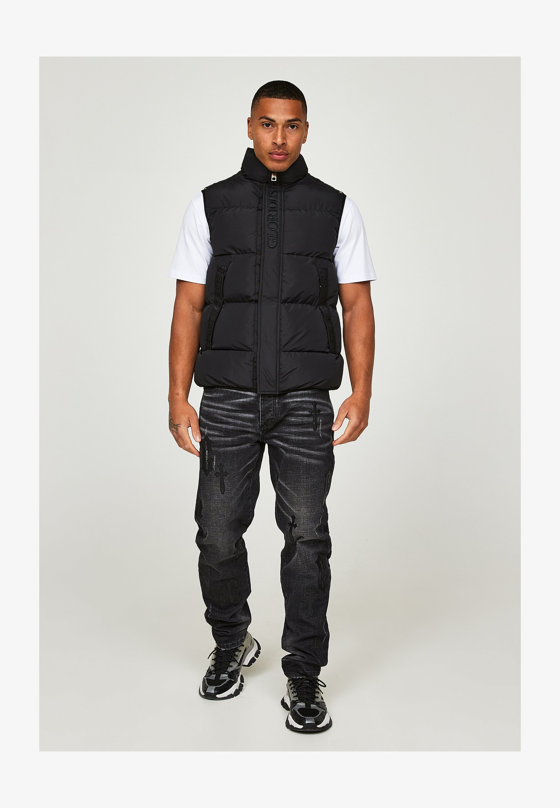 Urban Classics Gilet Uomo Leggero, Colore Dark Olive, Poliestere Taffetta 300T, Colletto Alto E Tasche
