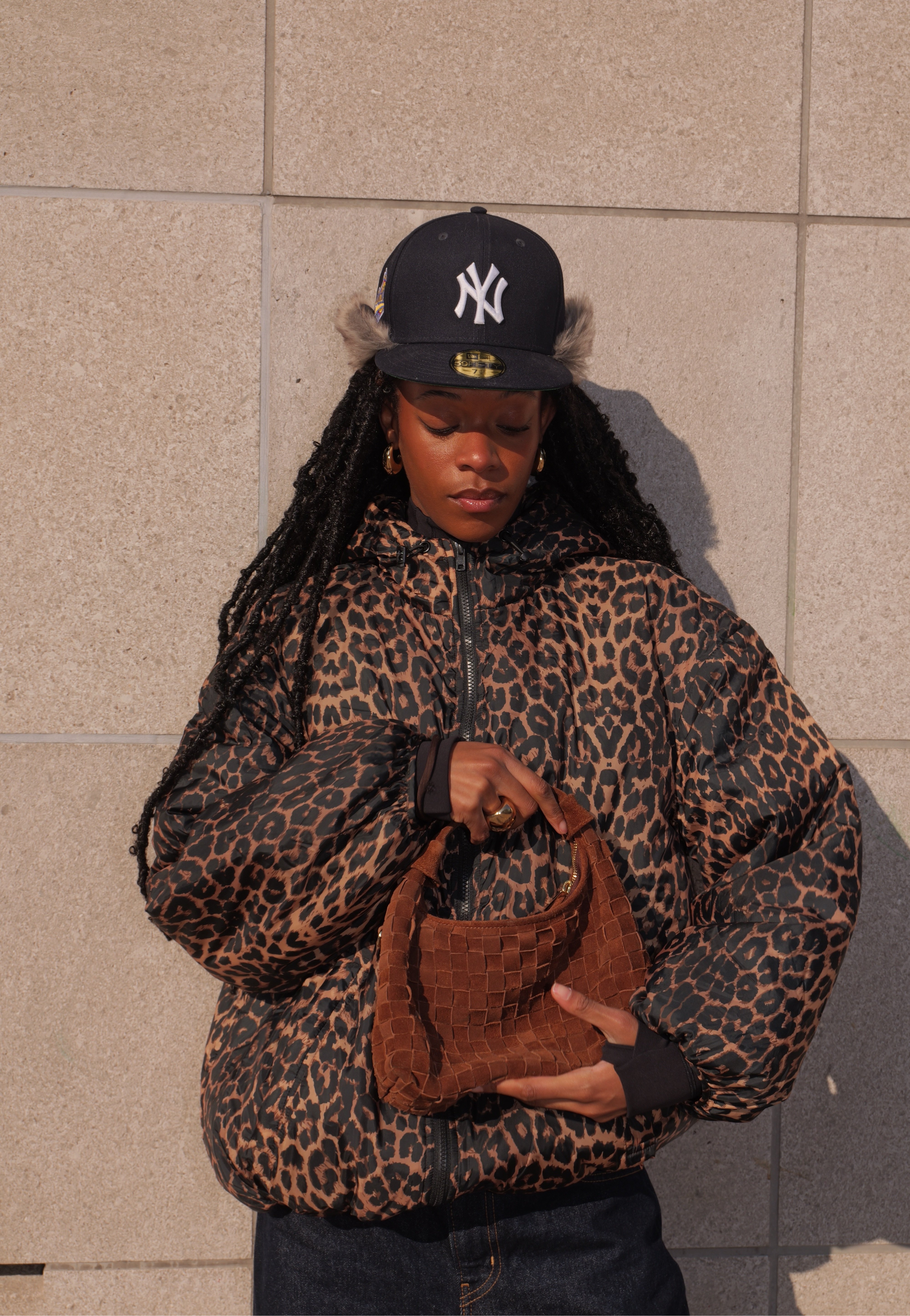 Global Funk NORA-G - Winter jacket - leopard mist/brown - Zalando