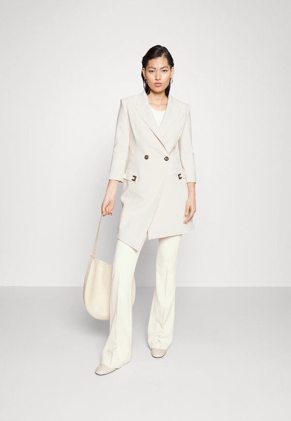 Dice Kayek COAT Klasisks mētelis off white/pelēkbalts Zalando.lv