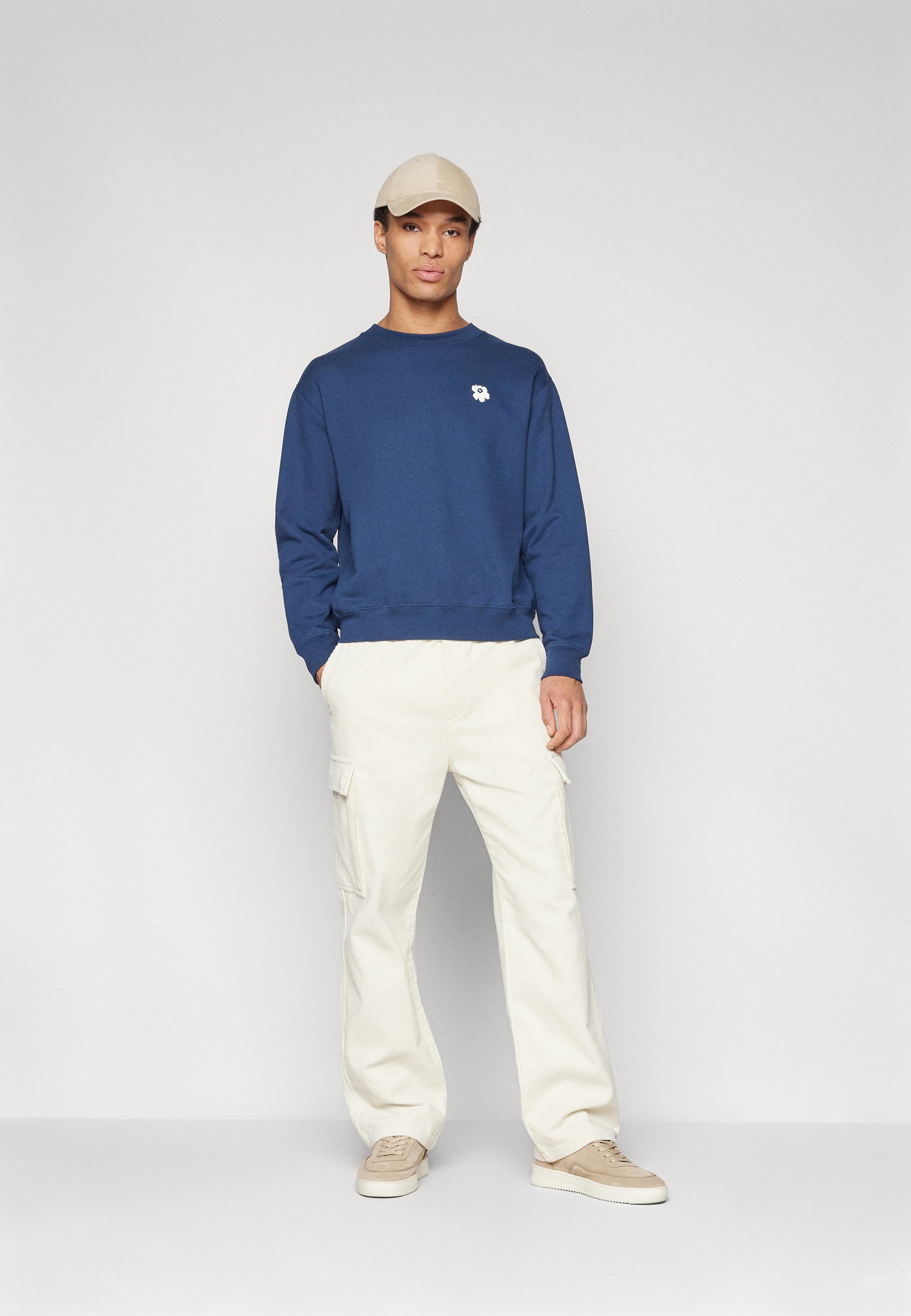 Sweat-shirt à Col Rond Scotch & Soda - Logo Brodé Sur La Poitrine, Coupe Droite, Manches Longues, Pour Homme