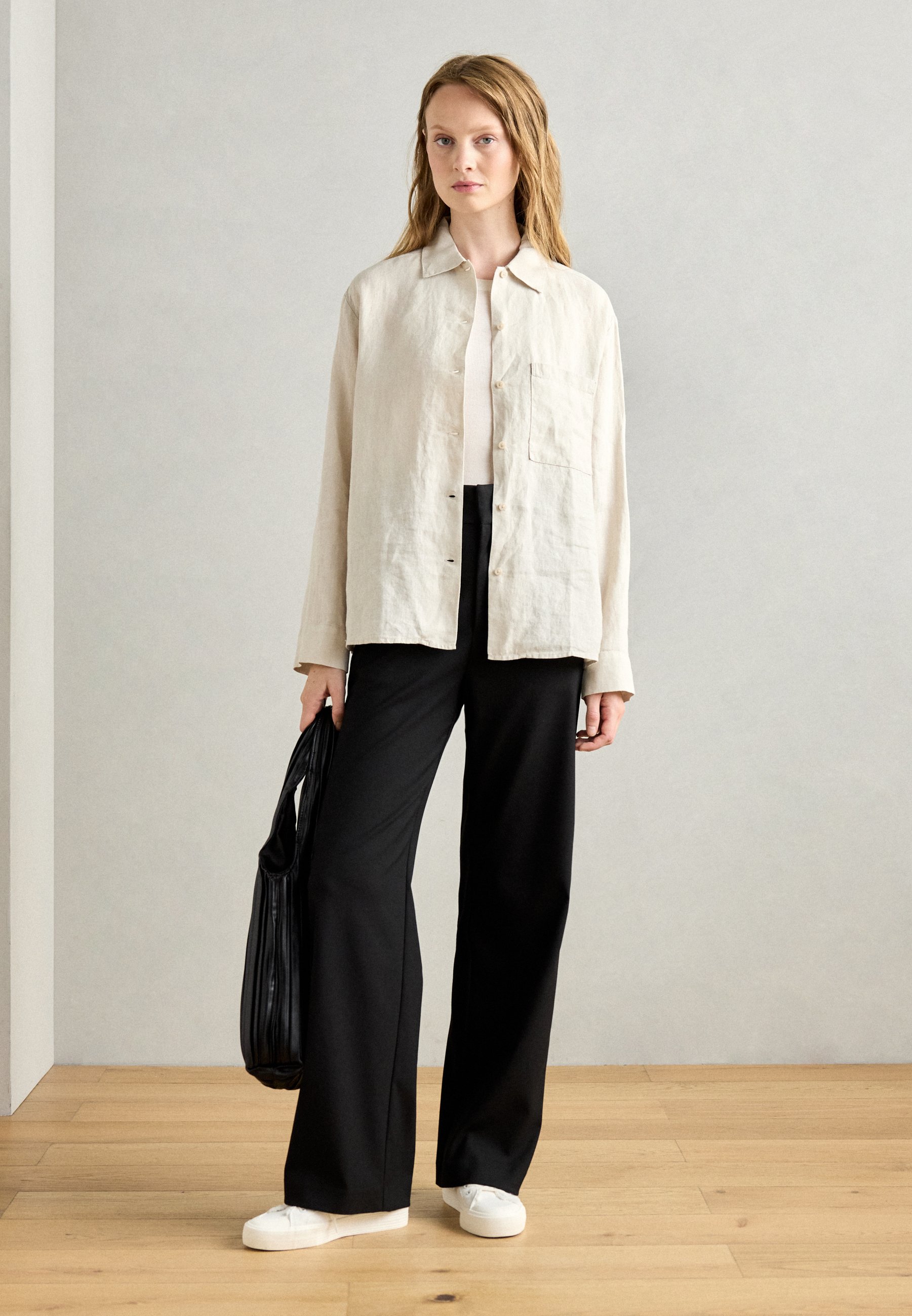 売れ筋商品|||モス モッシュ シャツ レディース トップス ROY SHIRT - Button-down blouse - sesame Mos Mosh ROY SHIRT - Button-down blouse - sesame/sand