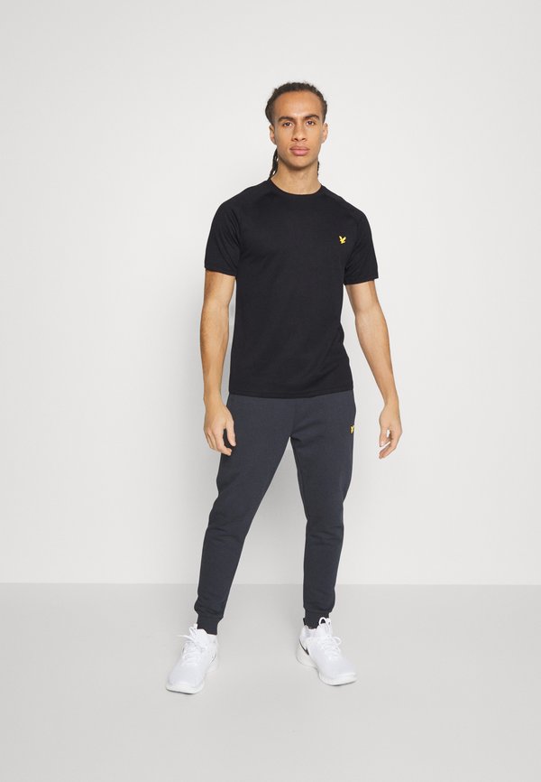 Lyle & Scott SLIM - Pantaloni sportivi - mottled gray/grigio screziato