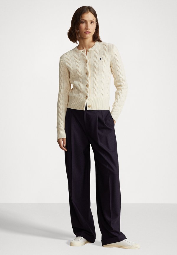 knit polo zip stud cardi  (jf1269) main image 1
