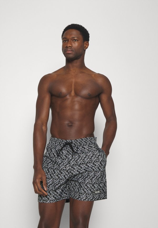 Calvin Klein Swimwear MEDIUM PRINT Badeshorts blurred camo blue