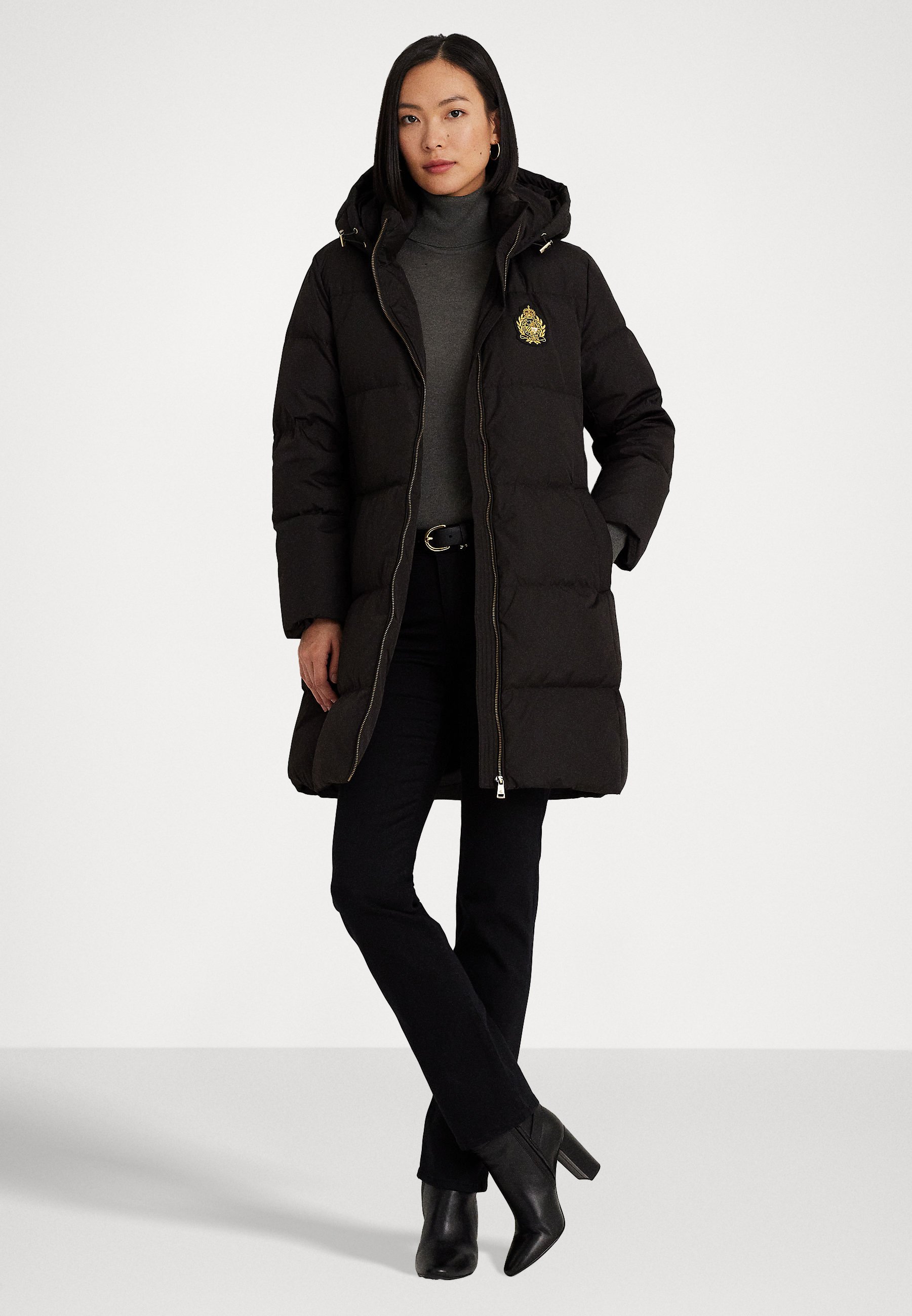 Lauren Ralph Lauren INSULATED COAT Abrigo De Plumas Black negro Lauren Ralph Lauren INSULATED COAT Abrigo De Plumas Black negro