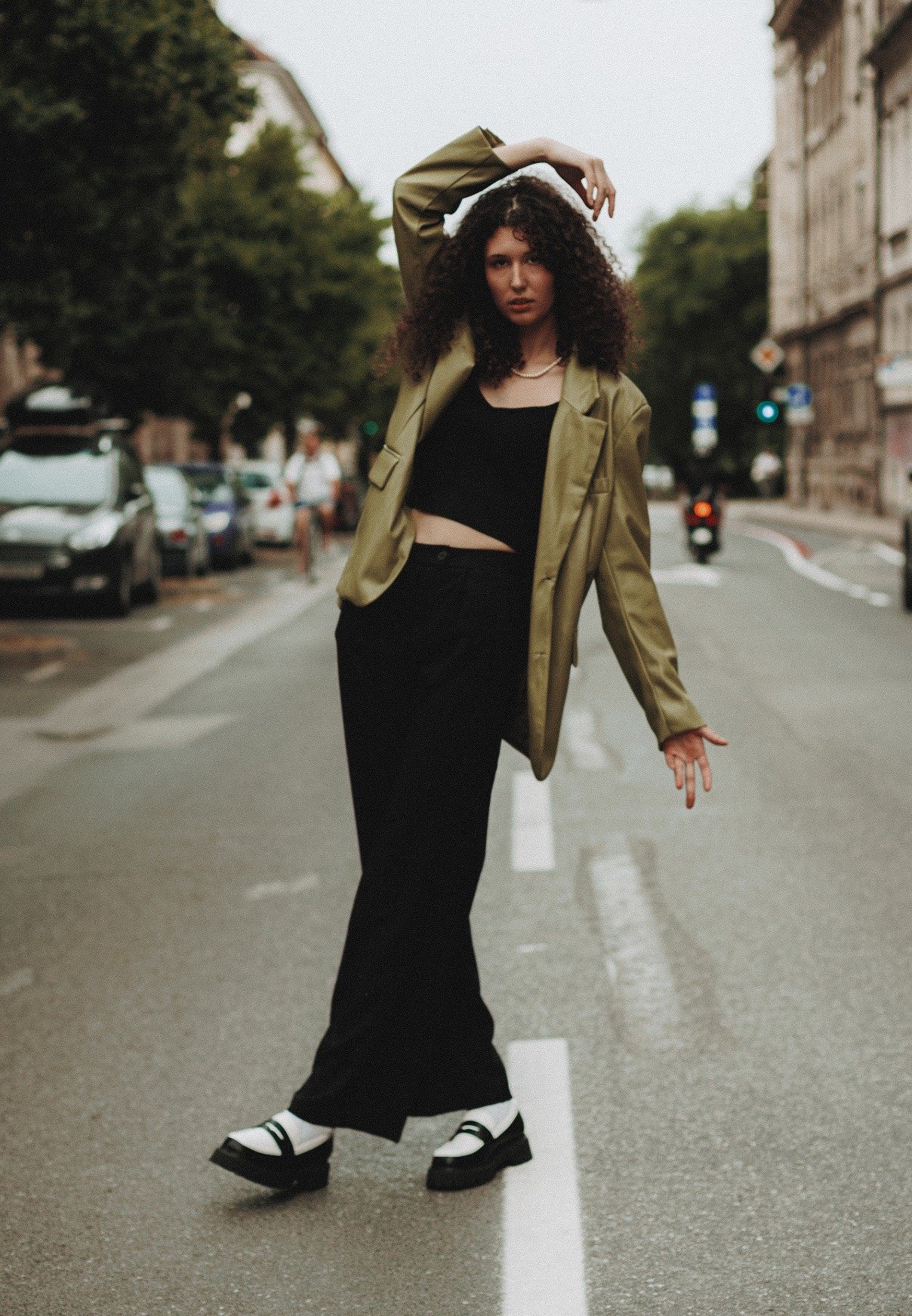PEPPERCORN SIBBIR COATED - Broek - black/zwart
