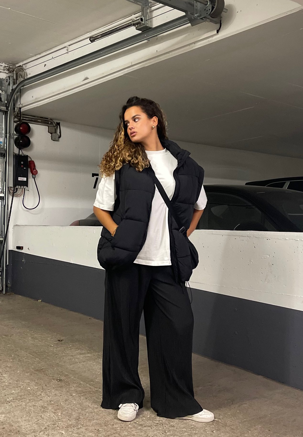 T-shirt Femme Oversized Boyfriend 100% Coton - Coupe Large, Col Rond Côtelé, Manches Courtes - Urban Classics