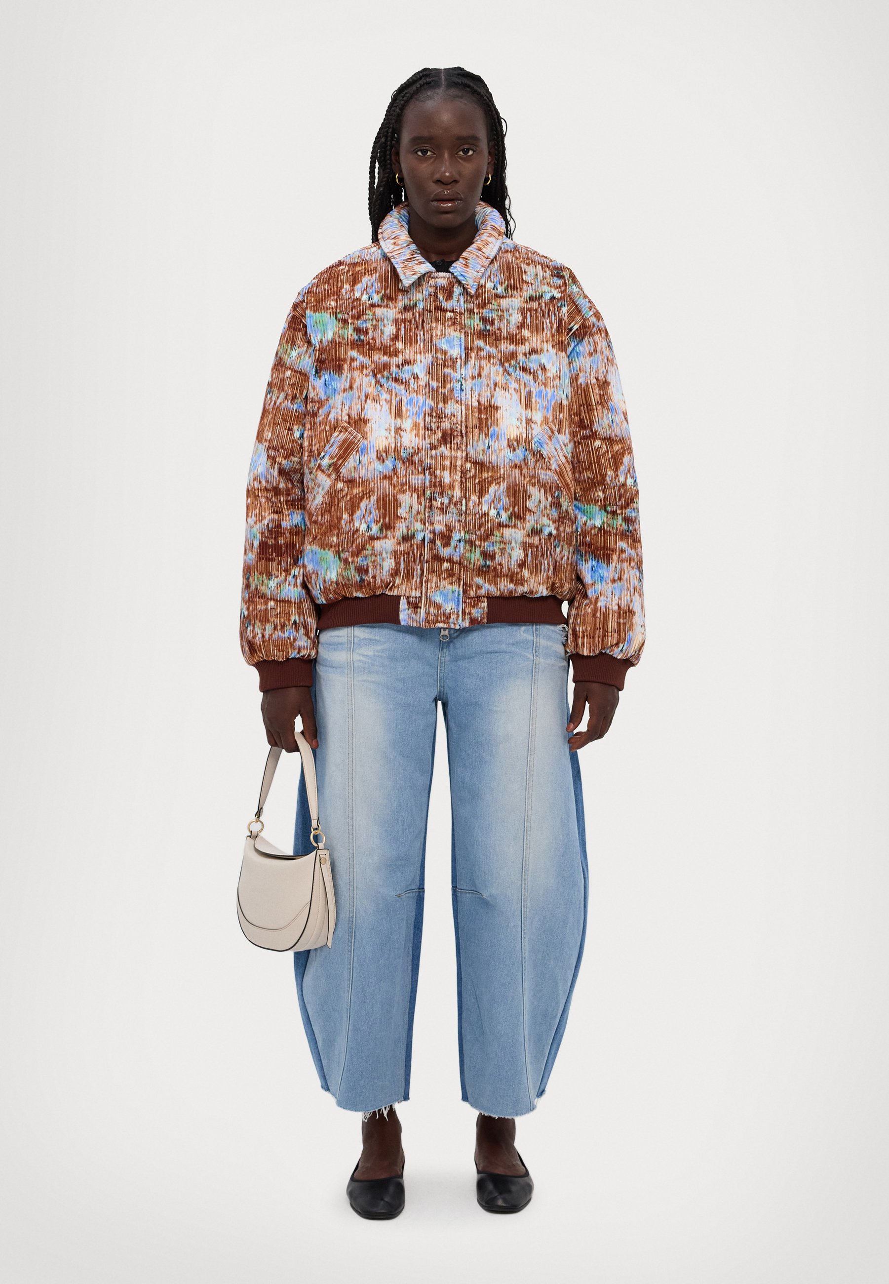 Helmstedt SAFIYA JACKET - Fleece jacket - blue moss/multi