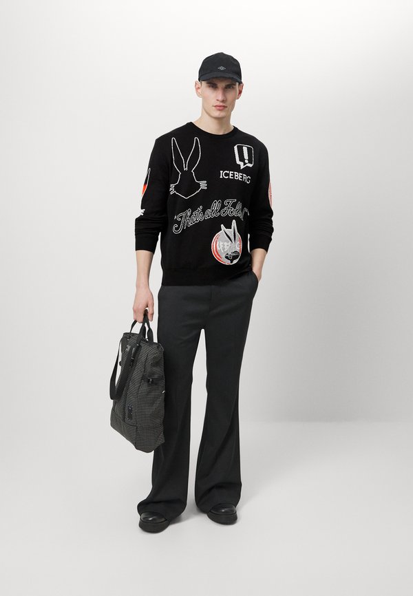 McQ Alexander McQueen UNISEX Bolso shopping darkest black/negro