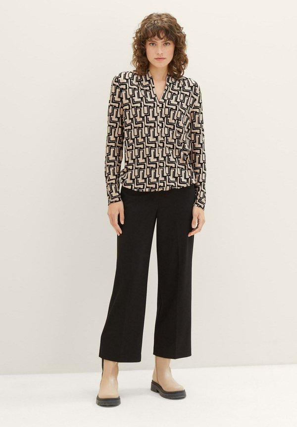 Pantalon Fille Tom Tailor - Coupe Large, Taille Haute, élastique à La Taille - Taille 128-176, Style Décontracté
