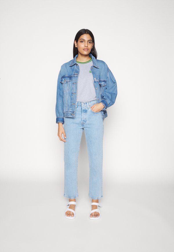 Levi's?� 501?� CROP - Jeans Straight Leg - tango surge/light-blue denim - Zalando.de