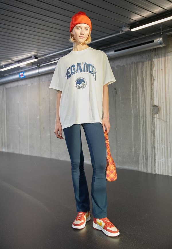 Striped T Shirt Karl Kani College Block Maglietta Da Baseball