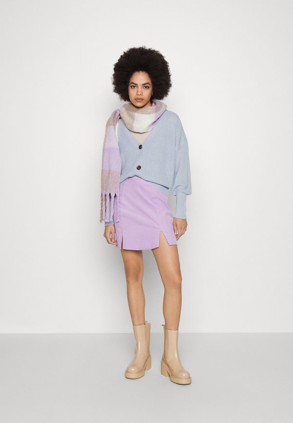 Glamorous SKIRT WITH FRONT SIDE SPLITS Mini skirt lilac Zalando.co.uk