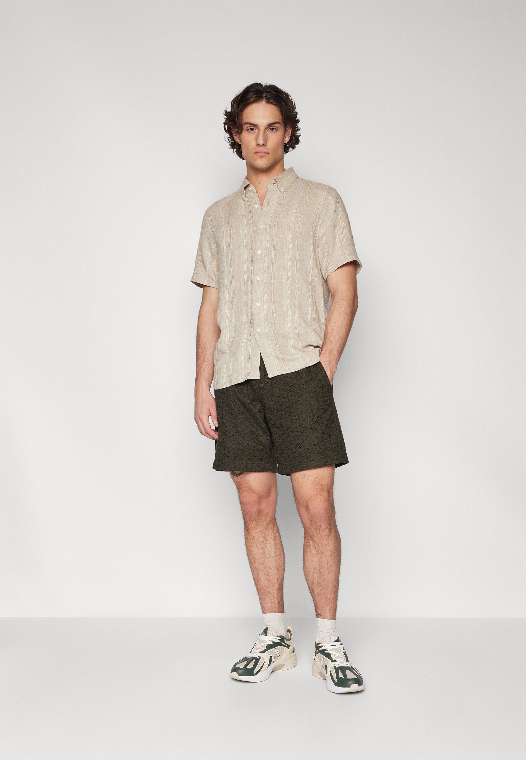 Selected Homme SLHSLIM JAMES - Shorts - Deep Depths/dunkelgrün