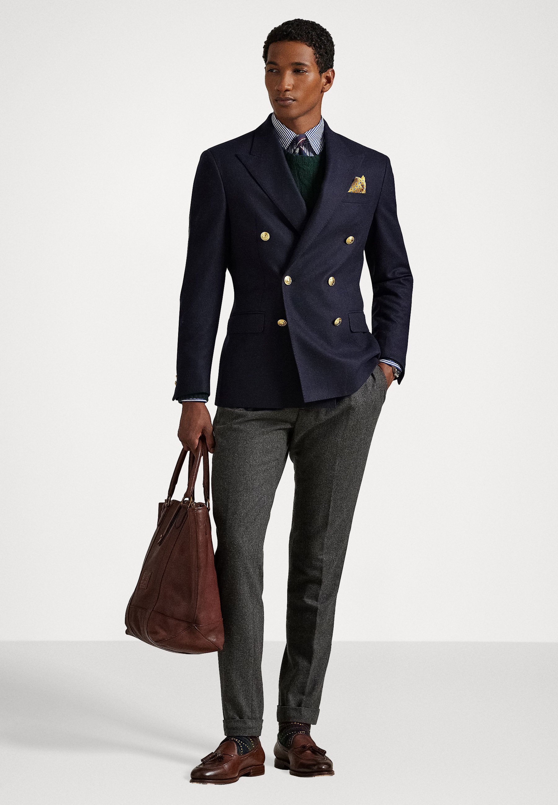 Polo Ralph Lauren DOUBLE BREASTED SPORTCOAT - Blazer jacket - navy