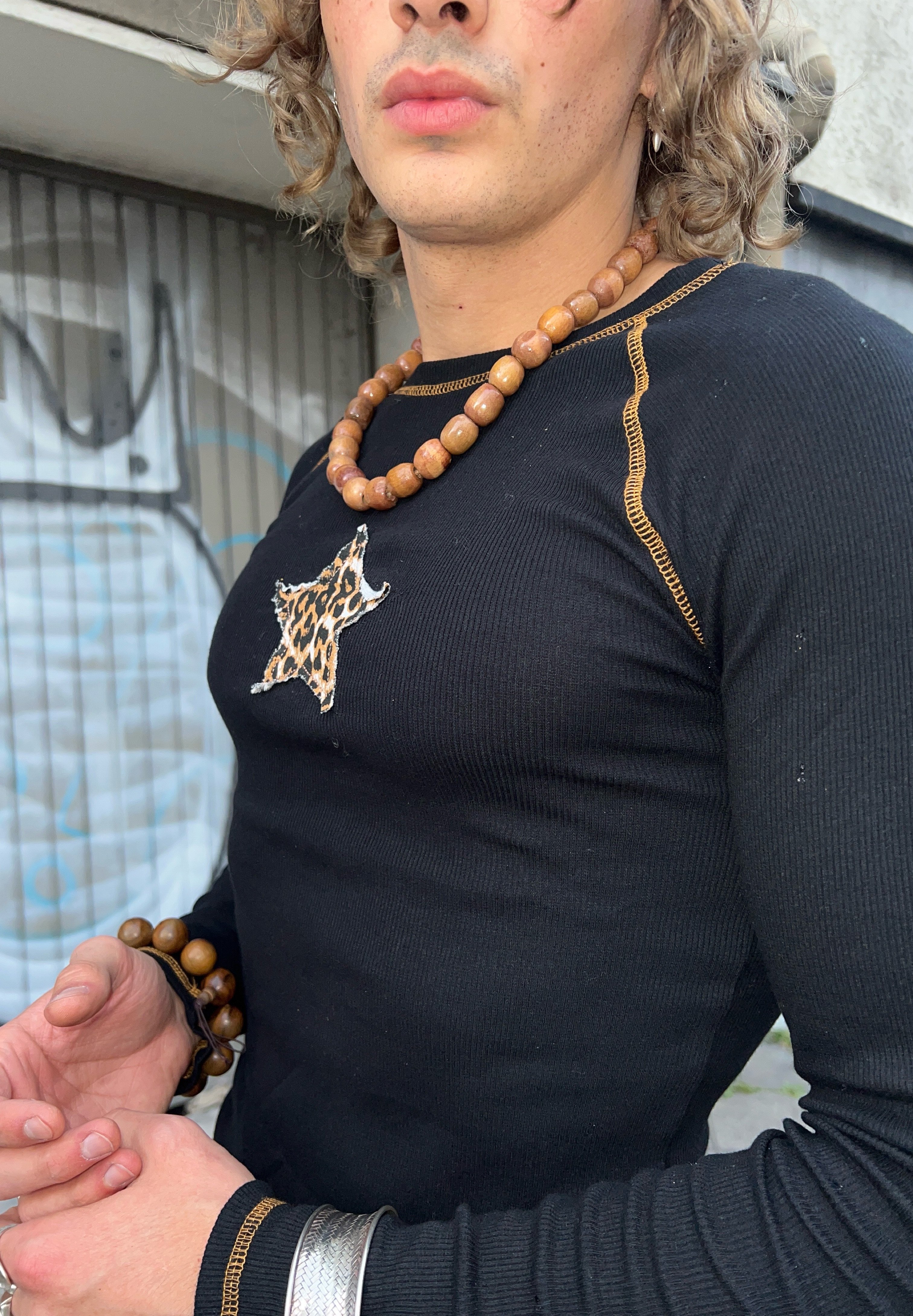 Jaded London INES HENLEY - Long sleeved top - black - Zalando.co.uk