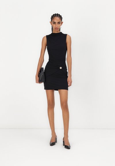 jaded london asymmetric eyelet dress Zarco Asymmetric Mini Dress With Eyelets | Jaded London