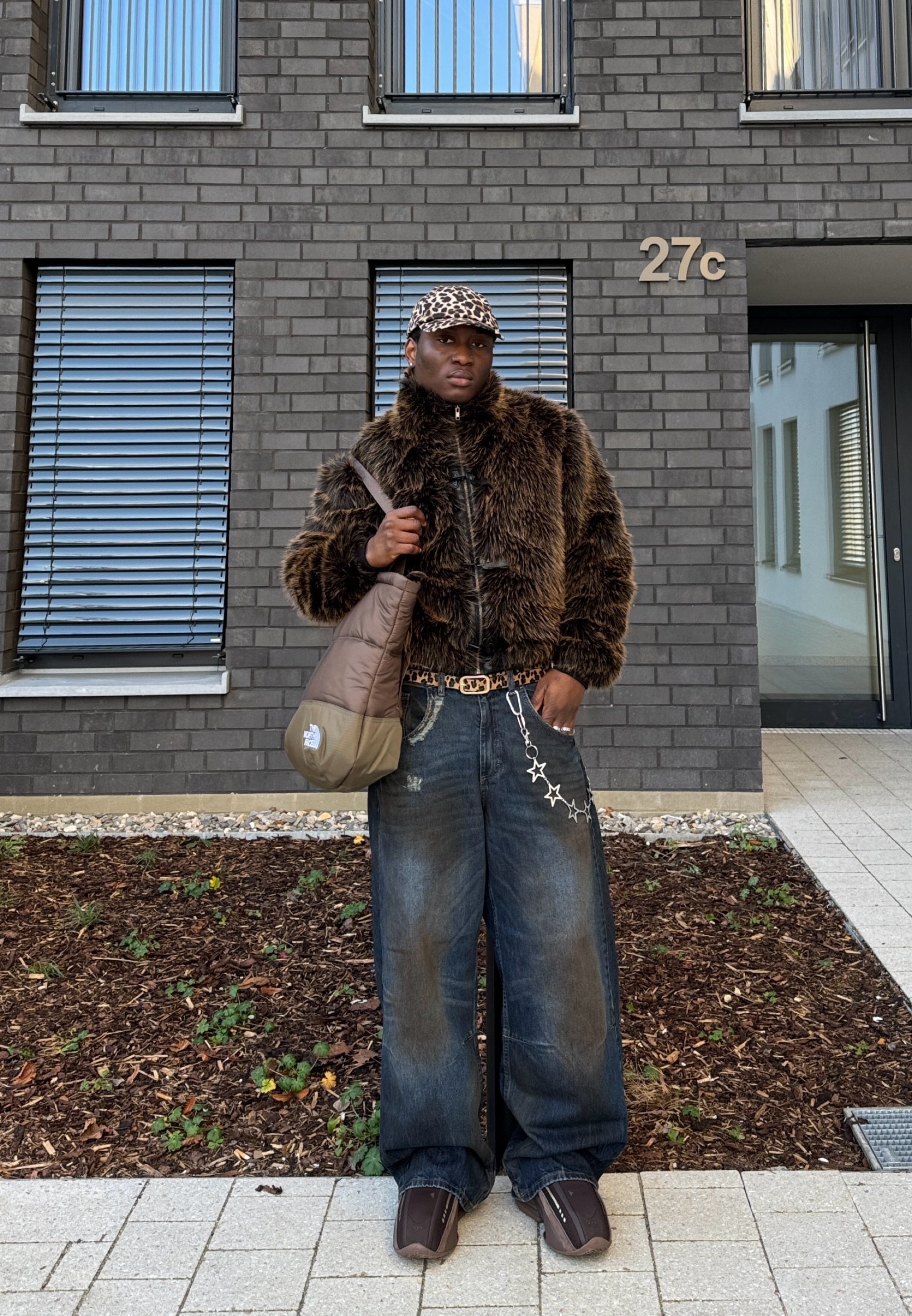 Jaded London MENDOZA JACKET UNISEX - Winter jacket - dark brown