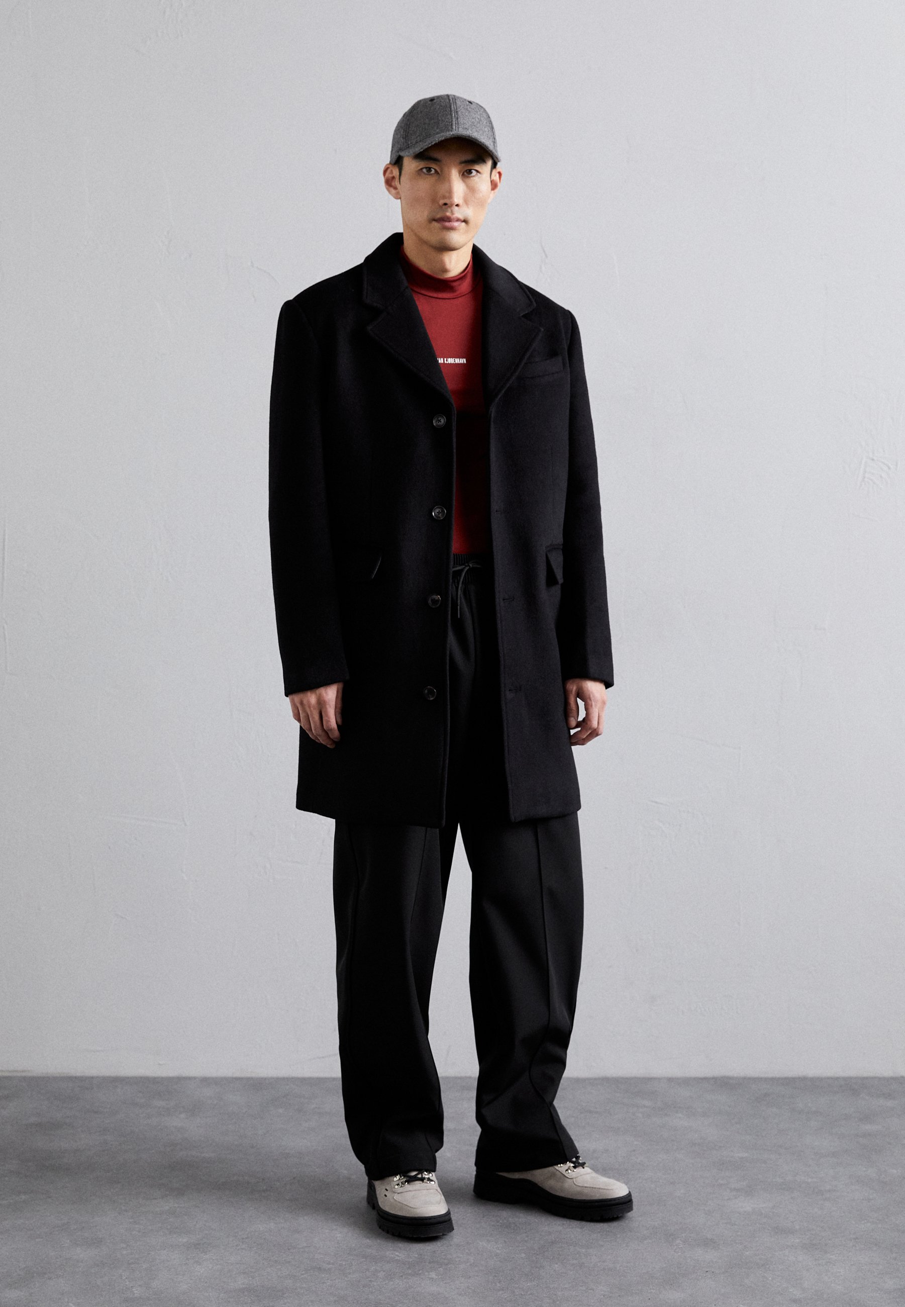 Caban En Cuir The Kooples - Col En Agneau, Taille XL, Occasion Très Bon état