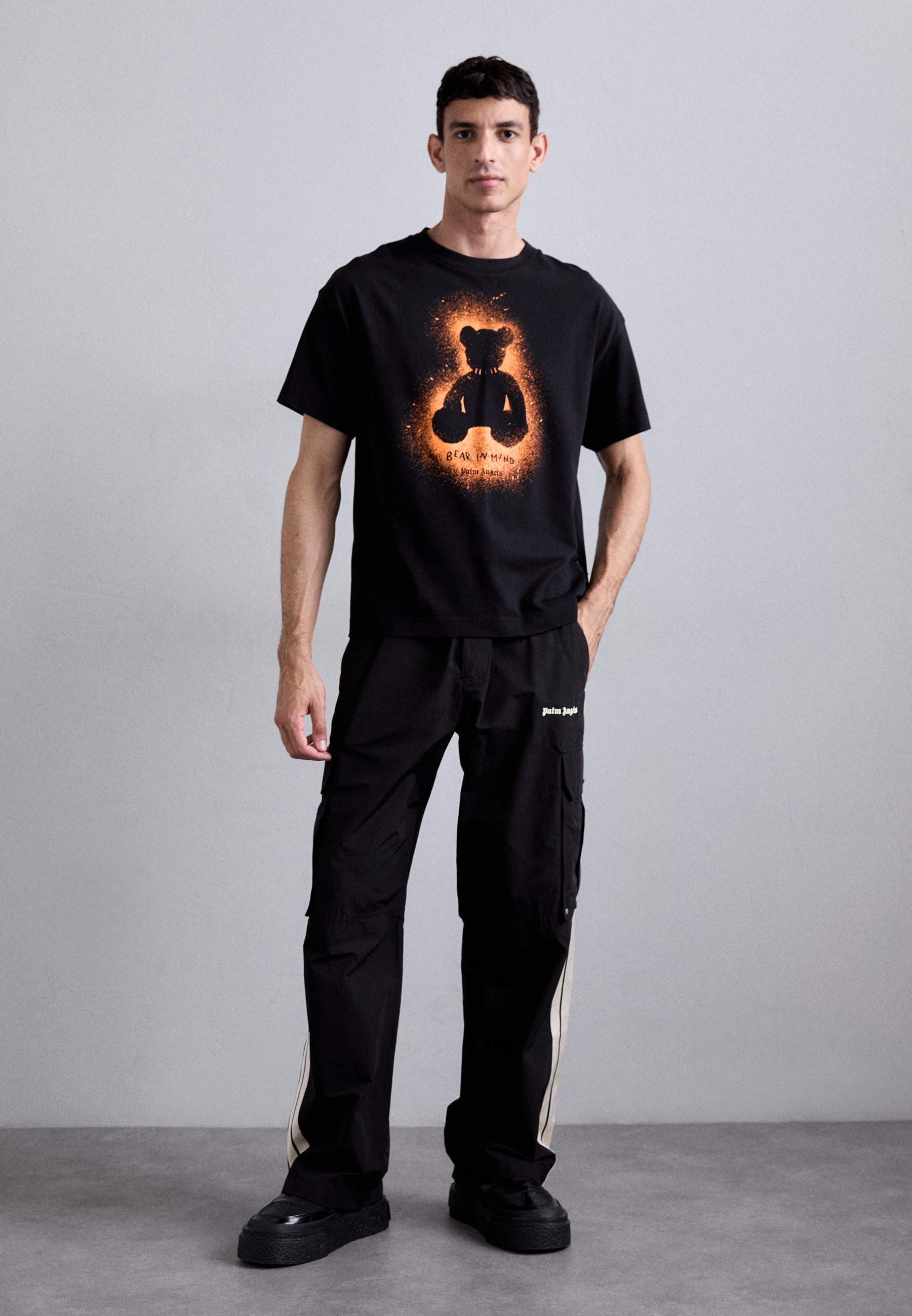 【MM6×Solomon】ラージロゴ Tシャツ ディープブラック MM6 × SALOMON エムエムシックス メゾンマルジェラ サロモン