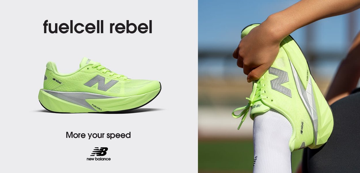 Zapatilla de running verde neón con parte superior texturizada, logo reflectante, suela acolchada y una forma aerodinámica y elegante.