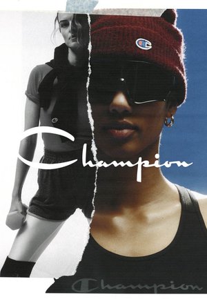 Split image of two athletes; left in black and white lifting a dumbbell, right wearing sunglasses and red beanie outdoors.