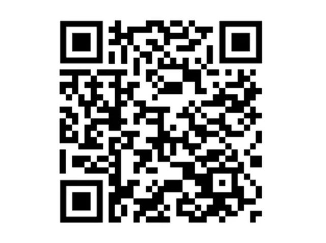 Cod QR alb-negru cu un model de grilă pătrată, cu dimensiuni variate ale punctelor, conceput pentru a fi scanat cu un dispozitiv pentru accesarea informațiilor.