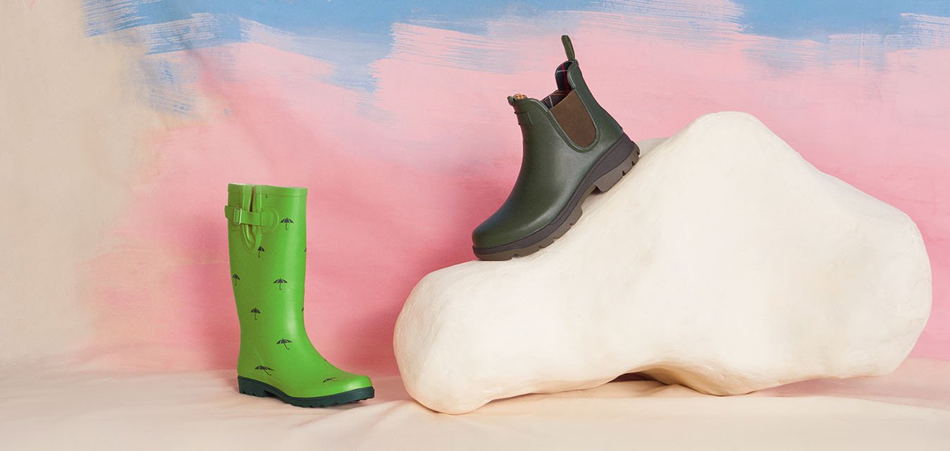 Obuv a bundy do deště