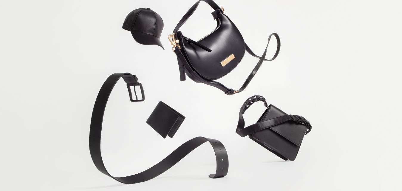 Černé módní doplňky