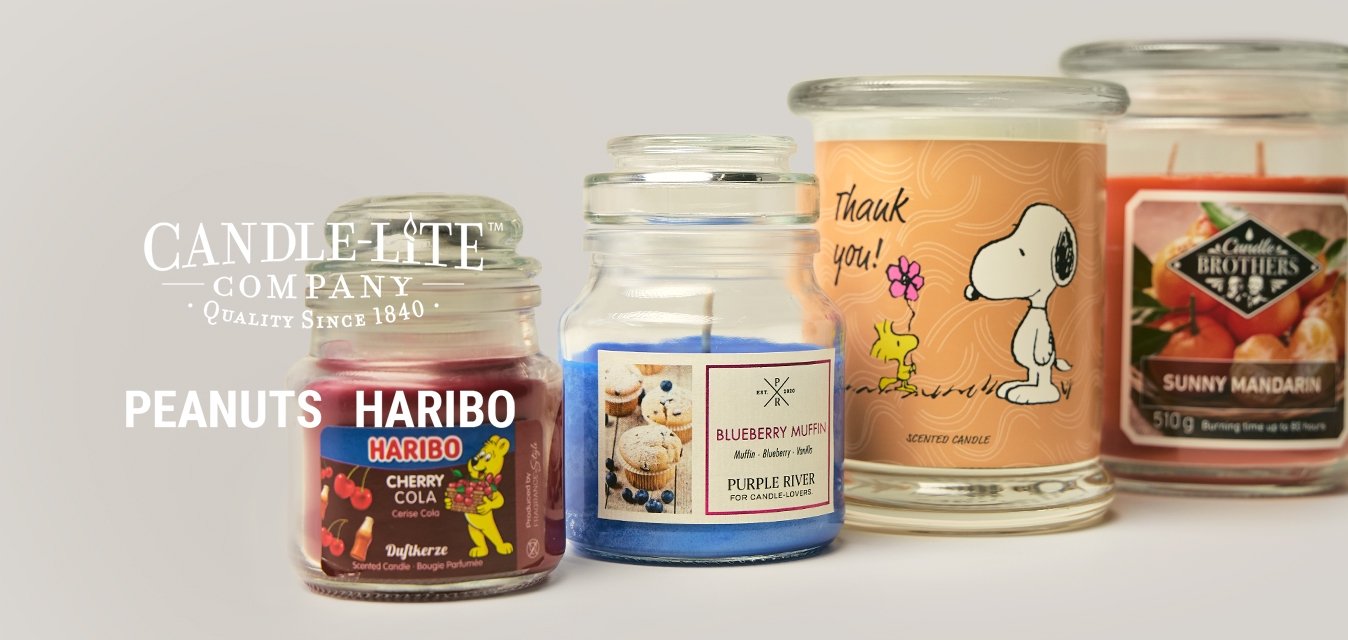 HARIBO + Peanuts + Candle-Lite