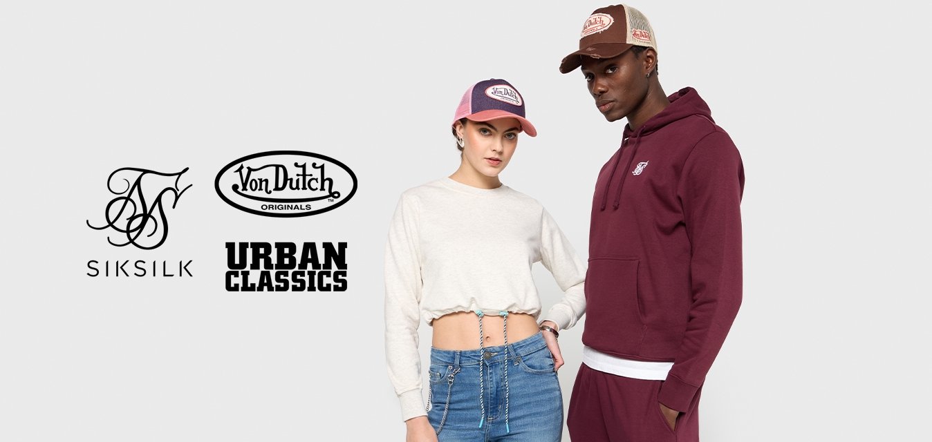 SIKSILK + Urban Classics + Von Dutch