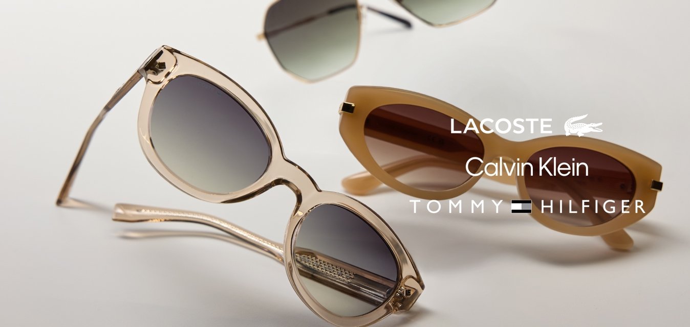 Calvin Klein + Tommy Hilfiger + Lacoste - Sluneční brýle
