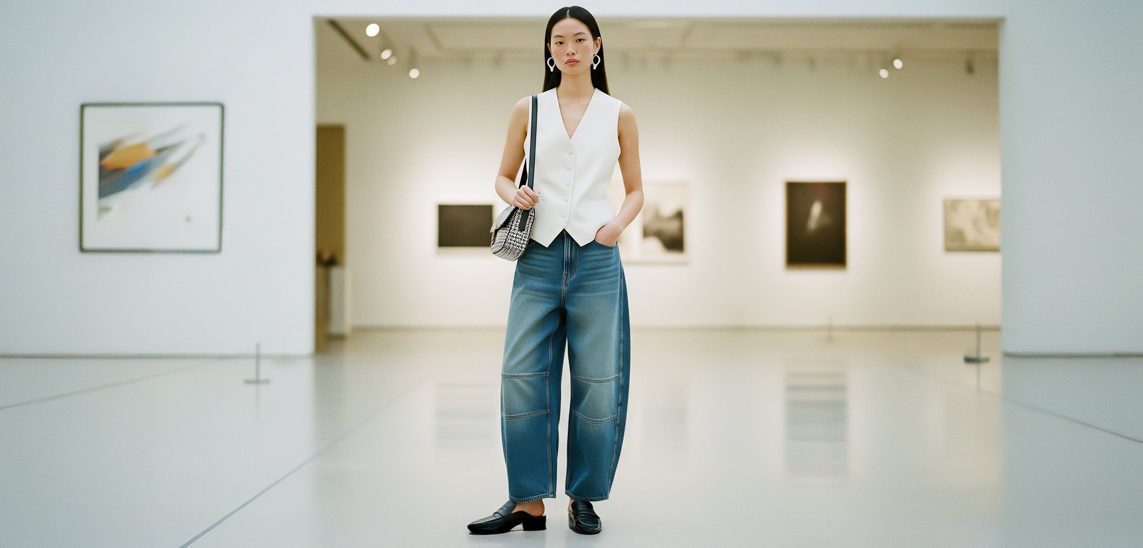 Barrel pants trend